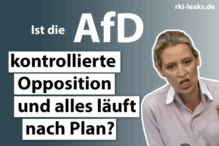 AfD ist kontrollierte Opposition und alles läuft nach Plan